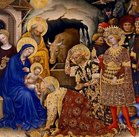 Gentile Da Fabriano Adorazione Dei Magi 1423 Natività Lezioni Di Storia Dellarte Arte