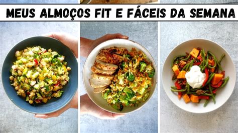 Dicas De Almoços Ou Jantares Práticos E Saudáveis Fit E Fáceis De Preparar Youtube