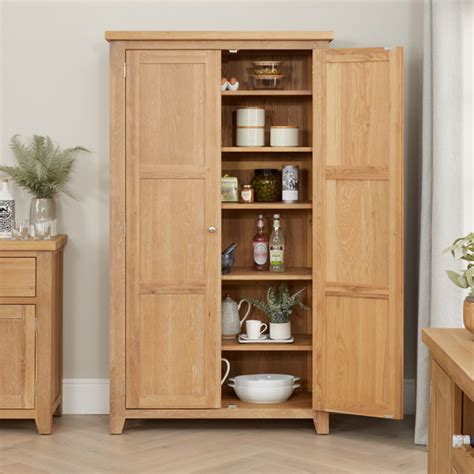 Oak Larder Cupboards Oak Kitchen Furniture Oak Furniture The Furniture Market