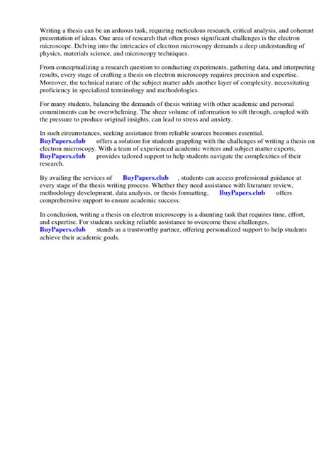 Research Paper On Electron Microscope Pdf Scanning Electron