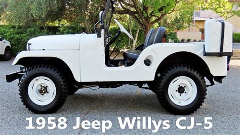 Jeep Willys Cj W F Hurricane Engine Youtube