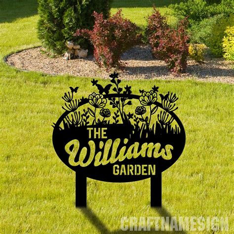 Custom Metal Sign Metal Sign Wall Craft Name Sign