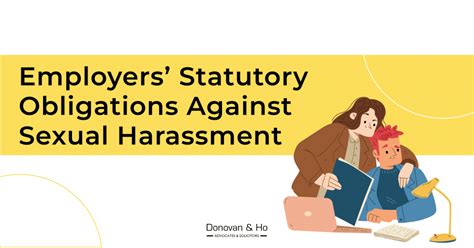 Employers Statutory Obligations Against Sexual Harassment Donovan And Ho