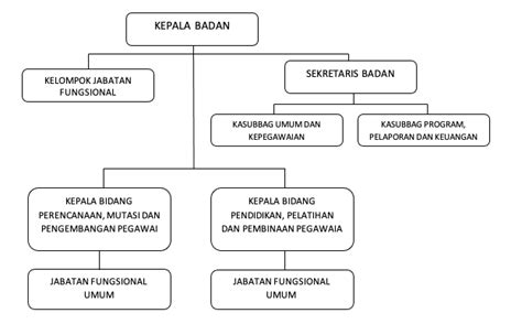 Struktur Organisasi Bkpsdm