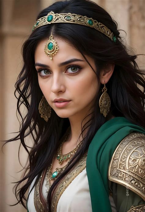 Beautiful Baghdad princess AI Generated wallpaper - GEC Designs