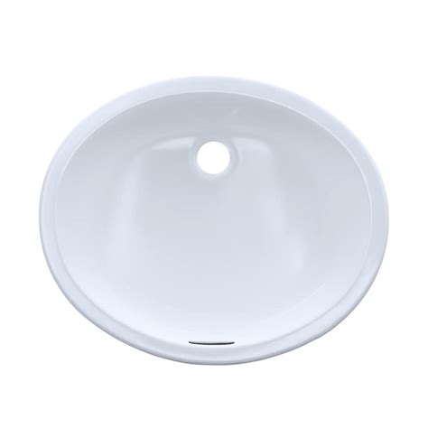 Toto Undermount 195 Inch Bathroom Sink In Cotton White The Home