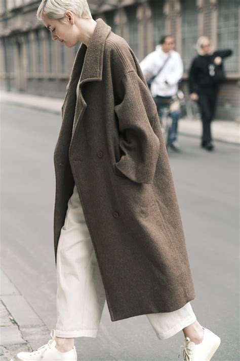 Oversized Wool Coat 7115 By Szeki Copenhagen