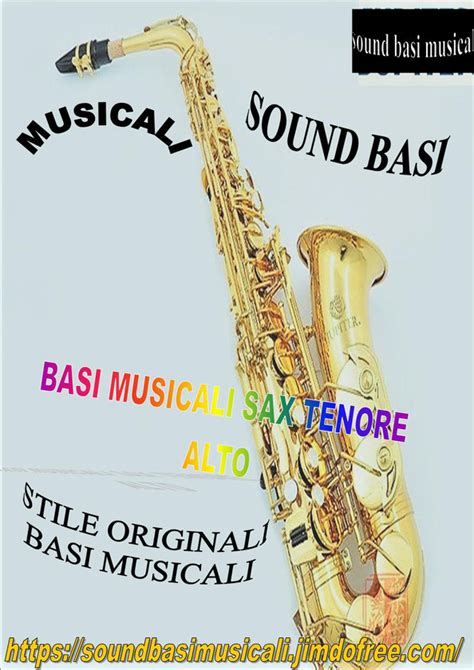 BASI MUSICALI SAX TENOR E ALTO Benvenuti Su Soundbasimusicali