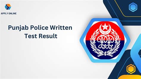 Punjab Police Written Test Result 2024 March Final Merit List