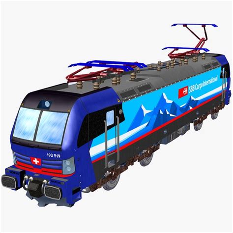 Siemens Vectron 5 170 036 Db Cargo Polska 3D TurboSquid 1817483