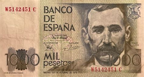 Spanien 1000 Pesetas 1979 EF MA Shops