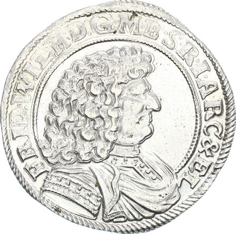 Brandenburg Preußen 2 3 Taler 1688 LCS Berlin Friedrich Wilhelm 1640