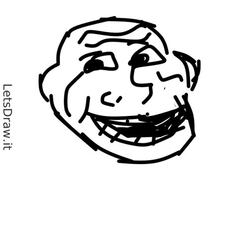 How To Draw Trollface Fg8ubmtb7png Letsdrawit