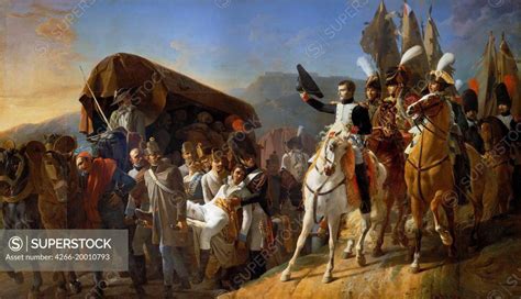 Napoleon Pays Homage To The Courage Of The Wounded By Debret Jean