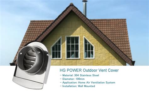 Hg Power Ventilaci N De Pared Y Techo De Acero Inoxidable De Cm