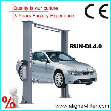 Dual Hydraulic Cylinders Two Post Car Lift China Two Post Car Lift