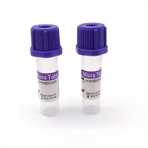 Purple Pediatric Vacutainer Tubes 0 5ml Small Volume Blood Collection Tubes