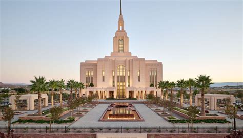 The Red Cliffs Utah Temple Open House Is Underway Allsides