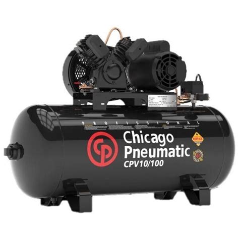 Compressor Chicago Pneumatic Cpv 10 100 Litros 140 Libras 2 Cv