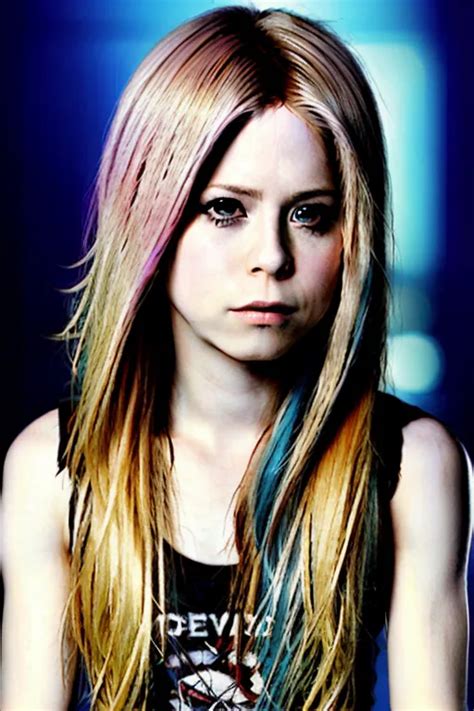 Dopamine Girl Avril Lavigne Naked Perfect Face High Quality Face