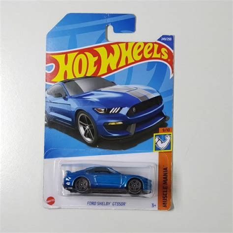 Hot Wheels Ford Shelby GT350R Muscle Mania Shopee Brasil