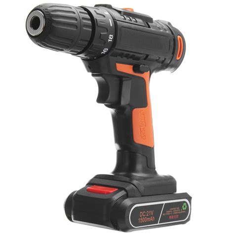 V Cordless Lithium Electric Screwdriver Power Drill Driver Drilling