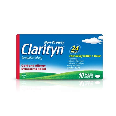 Clarityn Non Drowsy 24h Allergy Relief Tablets 10s Watsons Singapore