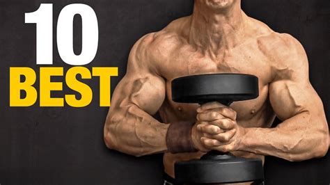 10 Best Dumbbell Exercises Ever Hit Every Muscle Youtube