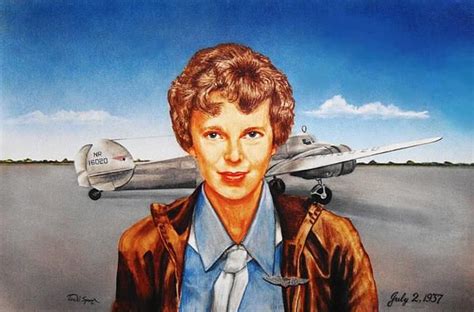 Amelia Earhart by Todd Spaur | Amelia earhart, Women in history, Amelia ...