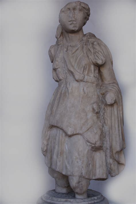 Statuette Of A Girl Represented As Artemis Mount Pentelic Flickr