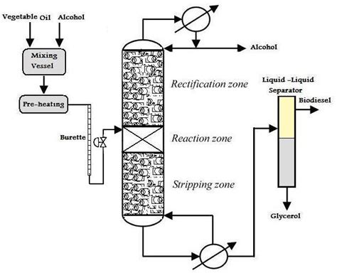 Diagram Of The Experimental Packed Reactive Distillation System Download Scientific Diagram