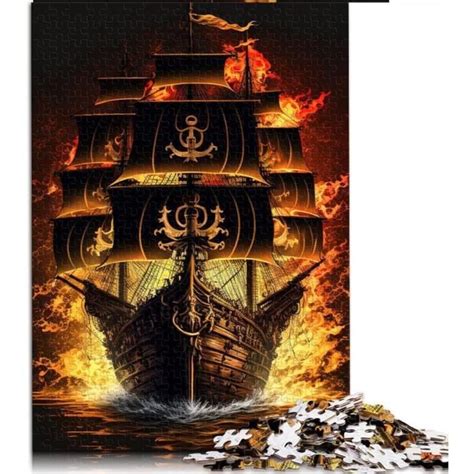 1000 Pièces Puzzles Pour Adultes Bateau Pirate Puzzles Pour Adultes