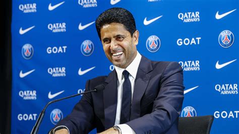 PSG president Nasser Al-Khelaifi, open to a busy winter transfer window