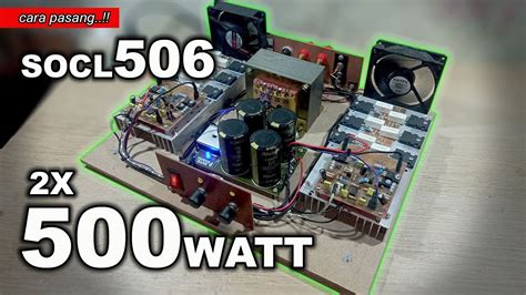 Mudah Cara Merakit Power Amplifier Watt Youtube