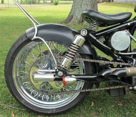 Custom 2002 Harley Davidson Sportster 250 Tireextended Swingarm