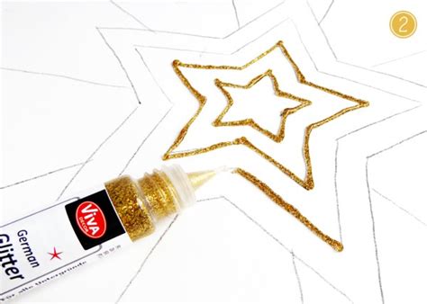 Malen mit Kindern: einen Weihnachtsstern malen - Doro Kaiser | Aquarell