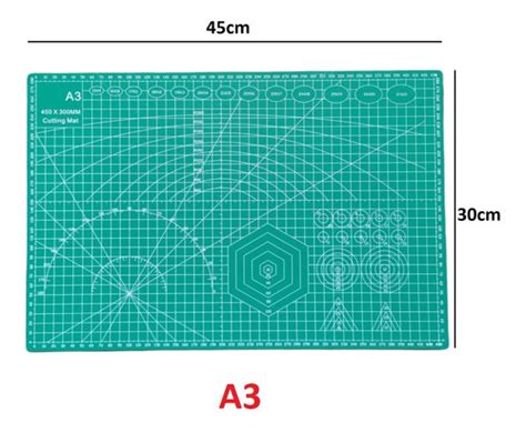 Base De Corte Tabla De Goma Plancha A3 30x45 Cm Cuotas Sin Interés