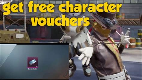 HOW TO GET FREE CHARACTER VOUCHERS IN PUBG MOBILE HOW TO GET ANDY