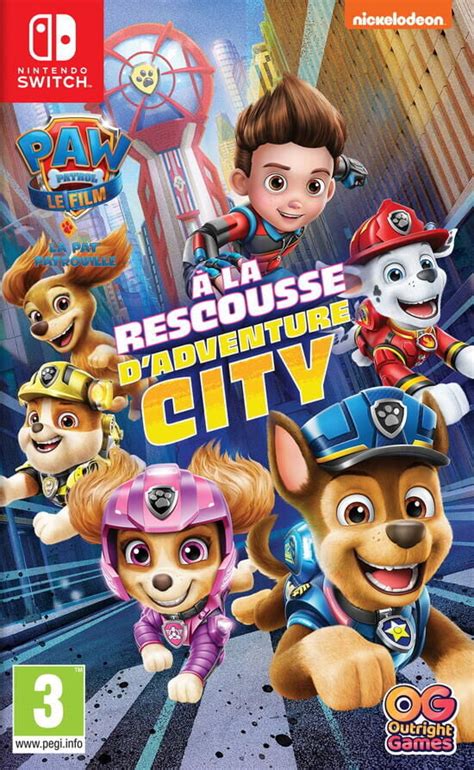 Pat Patrouille A La Rescousse D Adventure City Sur Switch Tous Les