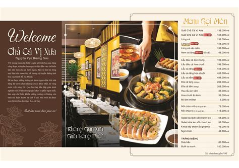 Menu Chả Cá Vị Xưa Nguyên Vẹn Hương Xưa