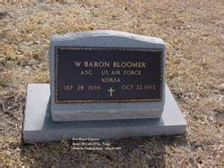 William Baron Bloomer 1936 1992 Mémorial Find a Grave