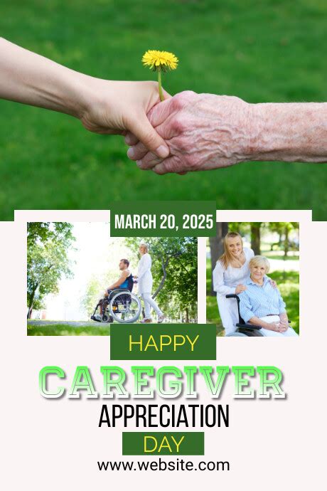 Happy Caregiver Poster Template | PosterMyWall