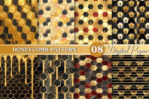 Honeycomb Pattern Graphic by Magic World · Creative Fabrica