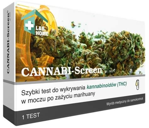 Test Cannabi Screen Na Thc X Sztuka Cena Opinie Dawkowanie Sk Ad