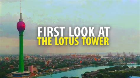 Colombo Lotus Tower The Pride Of Sri Lanka Illuminates Colombo Skyline