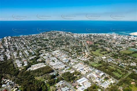 Aerial Photo Moffat Beach Aerial Photography