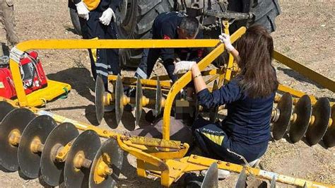 Kırıkkale de korkunç ölüm Tarım makinesinin altında kalarak can verdi