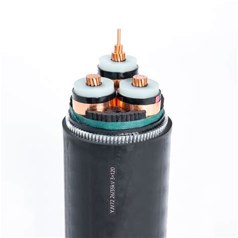 Mv Power Cable 3 Core Copper Conductor PVC XLPE Insulation Swa Armoured