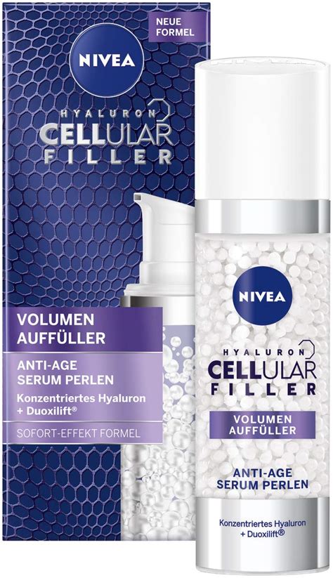 Nivea Hyaluron Cellular Filler Anti Age Serum Perlen Ml Volumen