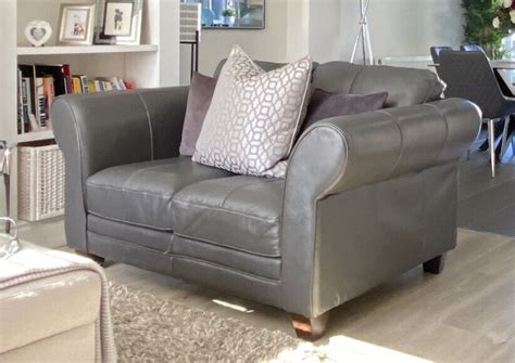 Grey Leather Sofas Dfs Baci Living Room